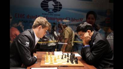  Magnus Carlsen contra Viswanathan Anand