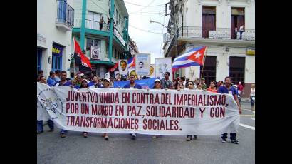 Jóvenes matanceros marcharon por la céntrica calle Milanés