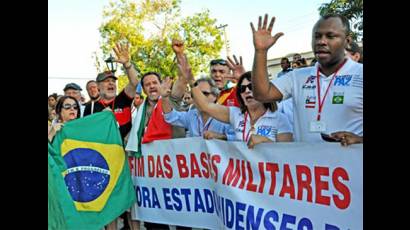 Delegados de varias naciones