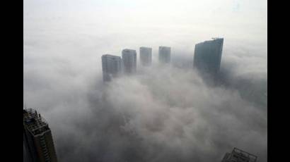 Niebla tóxica en China