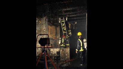 Incendio en vivienda de la capital