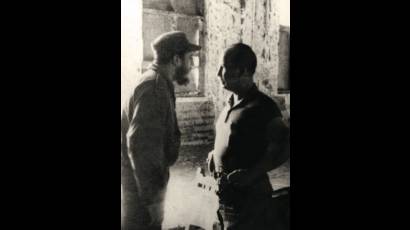 Entrevista de Fidel y el general del ejército de la dictadura Eulogio Cantillo