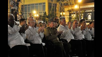 Acto central por el aniversario 55 de la Revolución Cubana