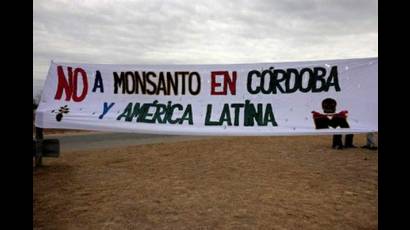 protestas contra Monsanto en Argentina