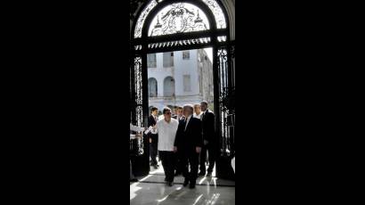 Bruno Rodríguez Parrilla y Eduard Nalbandian