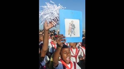 Desfile martiano en Cuba