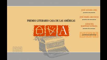 Premios literarios Casa de las Américas 2014