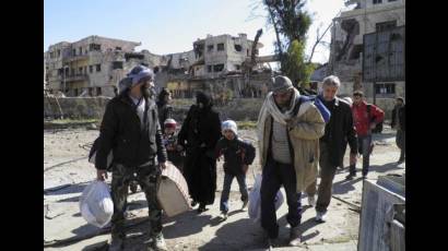 Evacuaciones de civiles en Homs