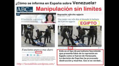 Distorsiones mediáticas contra Venezuela