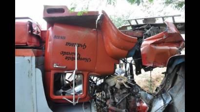 Accidente de tránsito en Guisa