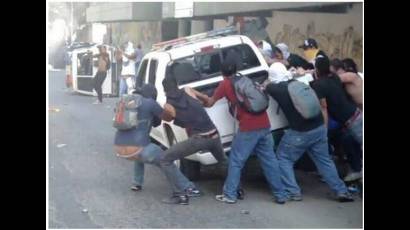 Actos violentos en Venezuela