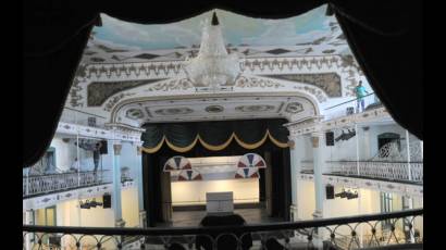 Escenario del teatro Martí