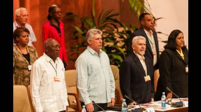  Miguel Díaz-Canel en el XX Congreso de la CTC