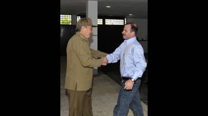 Raúl Castro y Fernando González