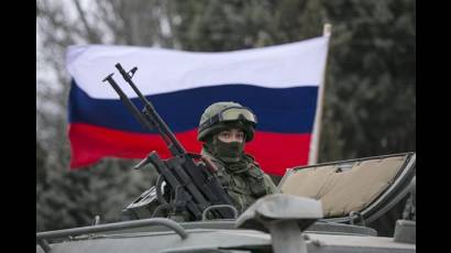 Rusia emplazó tropas en Crimea por petición de ese Gobierno