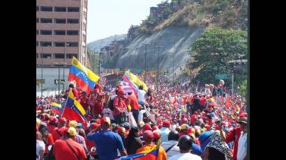 Tributo a Chávez del pueblo venezolano