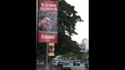 Homenaje a Hugo Chávez en Venezuela