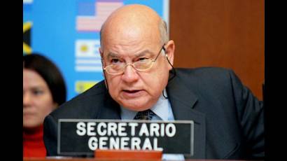 José Miguel Insulza, secretario general de la OEA 