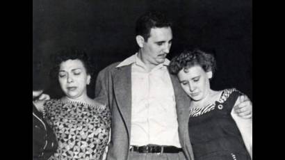 Fidel Con Melba y Haydeé