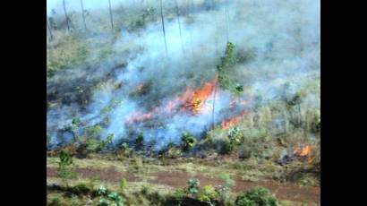 Incendio en San Felipe