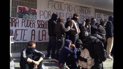 Huelga estudiantil en España