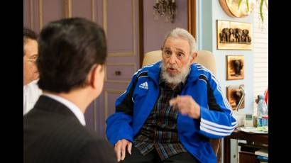 Fidel Castro Ruz y Nguyen Tan Dung