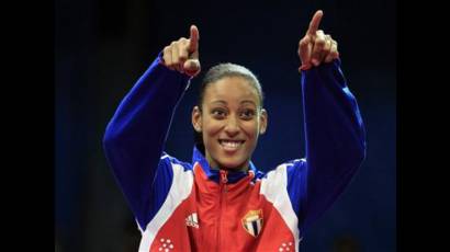 Glenhis Hernández, campeona taekwondista cubana