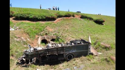 Accidente en carretera a Soroa