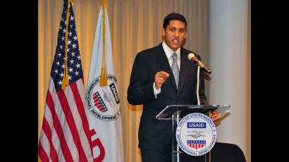 Rajiv Shah, jefe de la Usaid