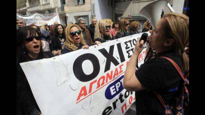 Huelga general en Grecia