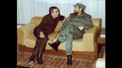 Gabriel García Márquez y Fidel Castro