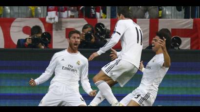 El Real Madrid contra el Bayern Munich en el Allianz Arena 