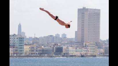 Primera fase del Red Bull Cliff 2014