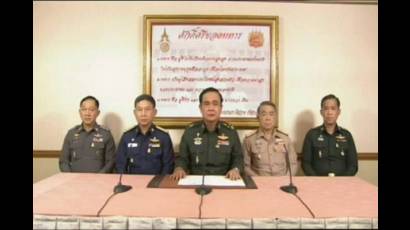 Ejército tailandés en el poder