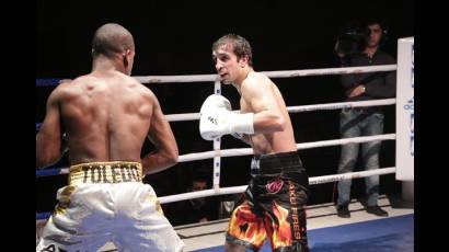 El doble medallista de plata mundial Yasnier Toledo