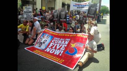 ¡Obama libera a los Cinco ya!