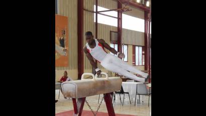 Gimnasta cubano Manrique Larduet