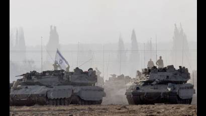 Tanques israelíes 