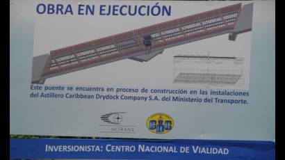 Paso peatonal en ejecución