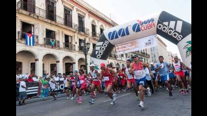 Carrera celebrada por las calles de La Habana