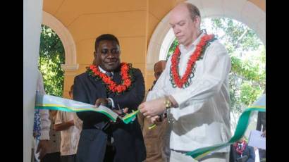 Inauguración de la embajada de Islas Salomón en La Habana