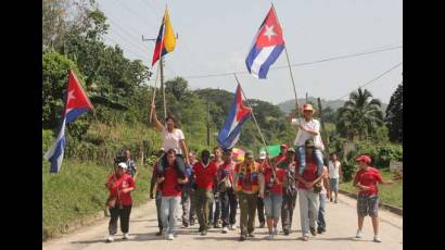 Inician ruta de sabaneta a miraflores