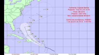 Tormenta tropical Bertha