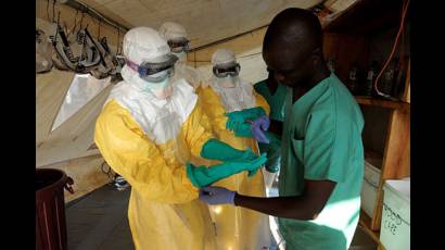 Brote de ébola en África