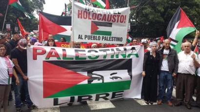 Marcha por Palestina en Venezuela