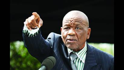 Primer ministro de Lesotho, Thomas Thabane