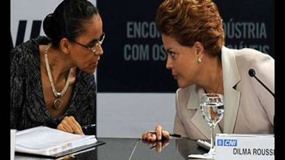 Marina Silva y Dilma Rousseff