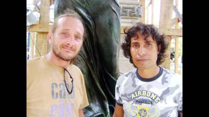 Gilberto Martínez Orgallez (izquierda) y Reiner Viera Díaz