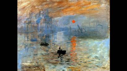 Sol naciente, de Monet