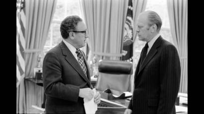 Henry A. Kissinger y Gerald Ford